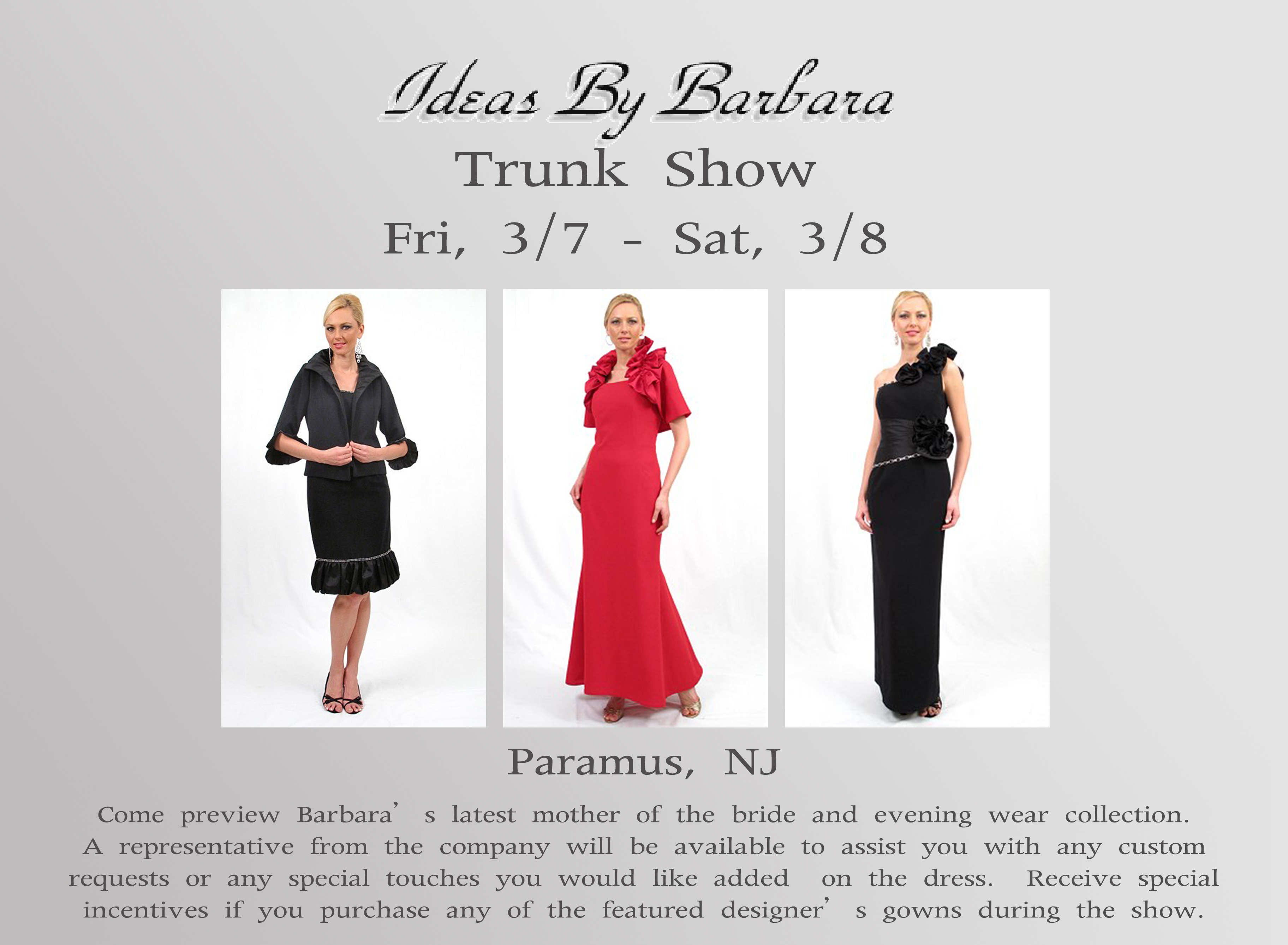 Ideas by Barbara Mother of the Bride Dresses